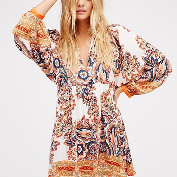 Free People Dresses & Skirts - Free People Say You Love Me floral Minidress